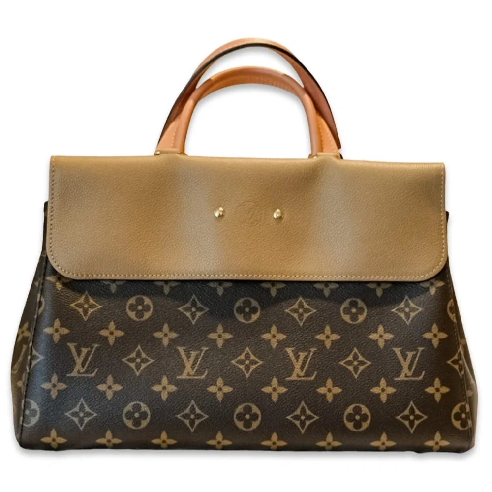 Louis Vuitton Venus Monogram Brown Sesame Tote or Shoulder Bag - Like New - Picture 2 of 15